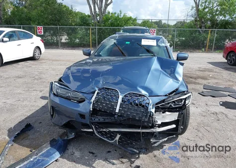 2022 BMW 430I z USA, uszkodzony, nr VIN WBA53AP04NCH79918